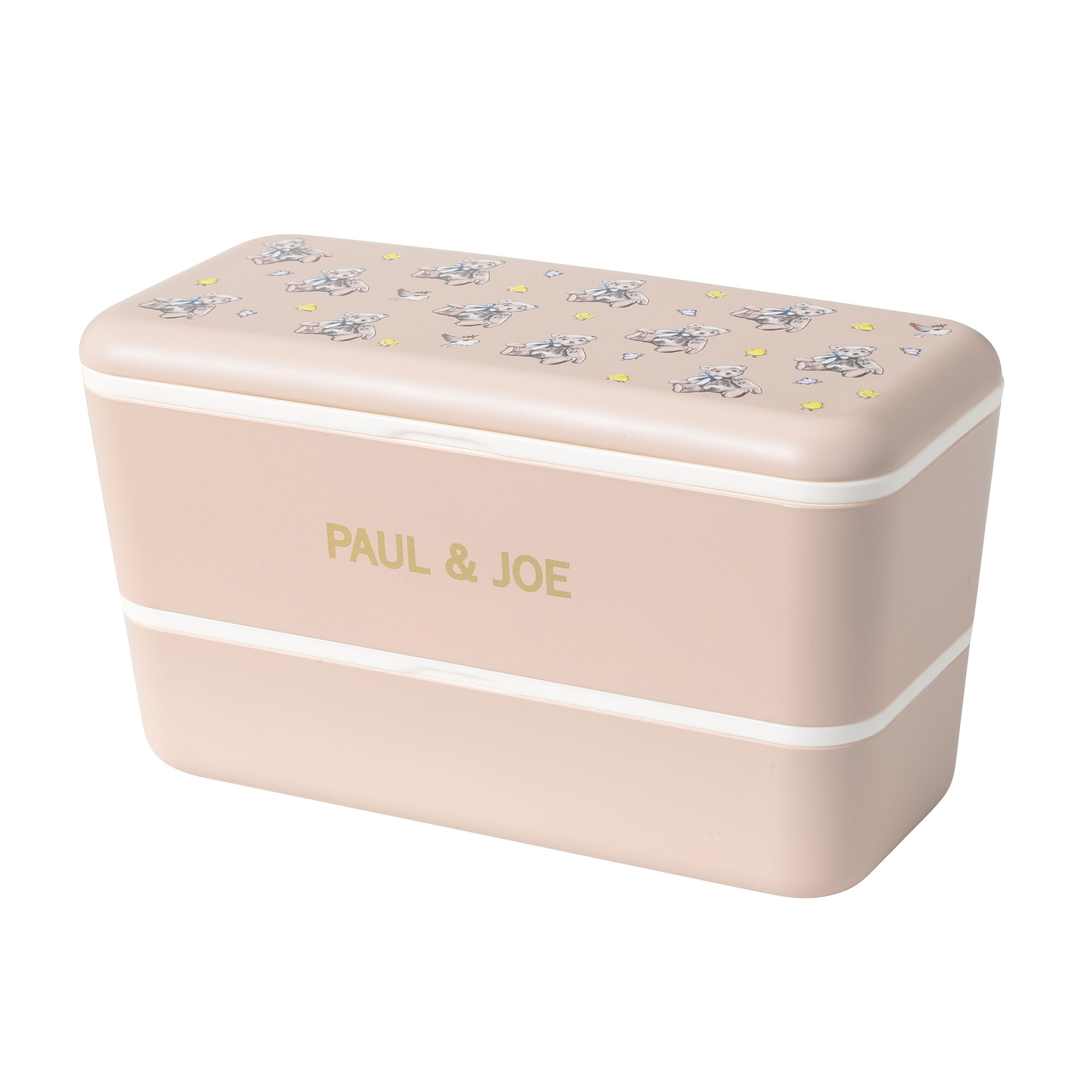 PAUL&JOE「ランチボックス・長方形・２段／ポール＆ジョー・ブレイクタイム」|食器・キッチングッズ|