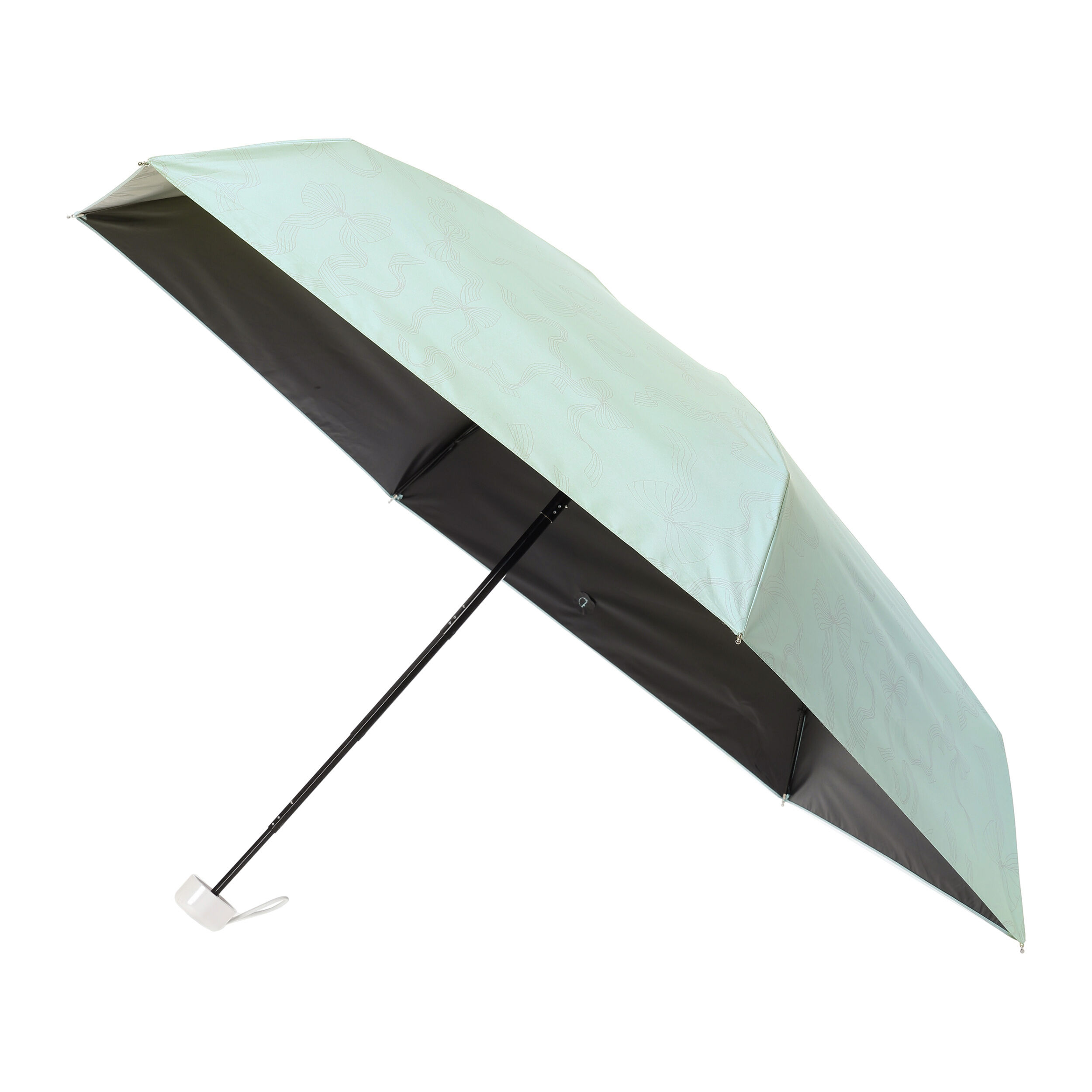  「ラインリボン軽量ミニ／アンブレラ／ショート」|傘|