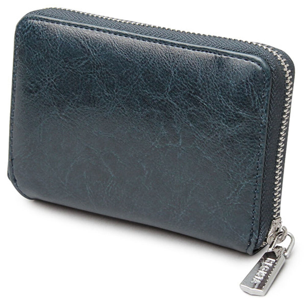 BACKYARD FAMILY「財布 メンズ 二つ折り ファスナー 通販 二つ折り財布 ラウンドファスナー ミニ財布 折財布」|財布|ブルー1