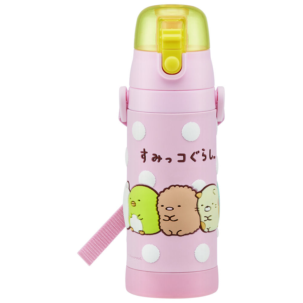 BACKYARD FAMILY「水筒 キッズ 直飲み 通販 約 500ml 子供 480ml おしゃれ キャラクターグッズ」|食器・キッチングッズ|ピンク2