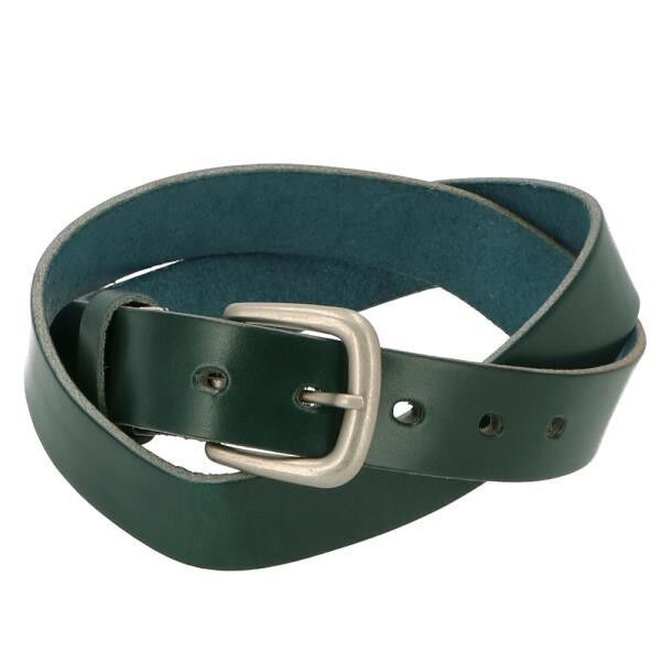 BACKYARD FAMILY「ベルト 栃木レザー 通販 カジュアル ジーンズメンズ 本革 日本製 おしゃれ ブランド 革ベルト」|ベルト|ブルー1