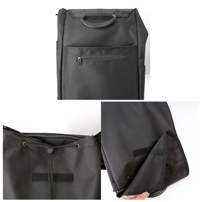 BACKYARD FAMILY「ショッピングカート おしゃれ 通販 2輪 折りたたみ 大容量 キャスター付き ショッピングバッグ」|その他|