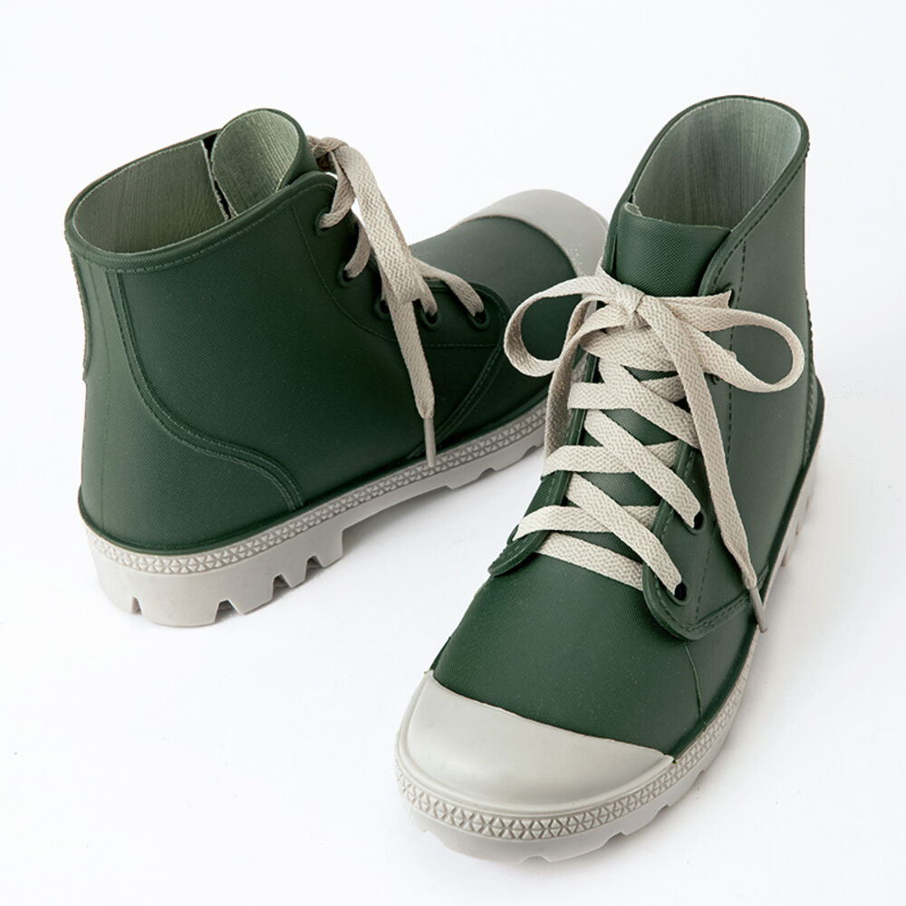 BACKYARD FAMILY「レインシューズ スニーカー 通販 メンズ レディース ブランド レインブーツ ショートブーツ」|レインシューズ|グリーン1