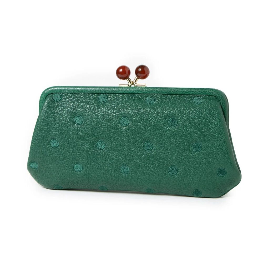 BACKYARD FAMILY「ペルケ 財布 perche 08-06-03161 通販 がま口 長財布 本革財布 がま口財布」|財布|グリーン2