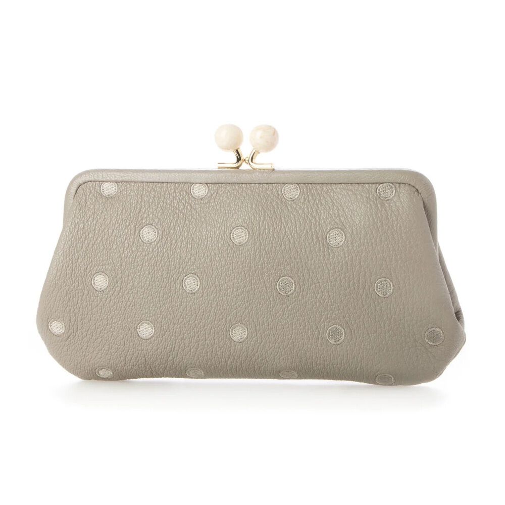 BACKYARD FAMILY「ペルケ 財布 perche 08-06-03161 通販 がま口 長財布 本革財布 がま口財布」|財布|グレー2