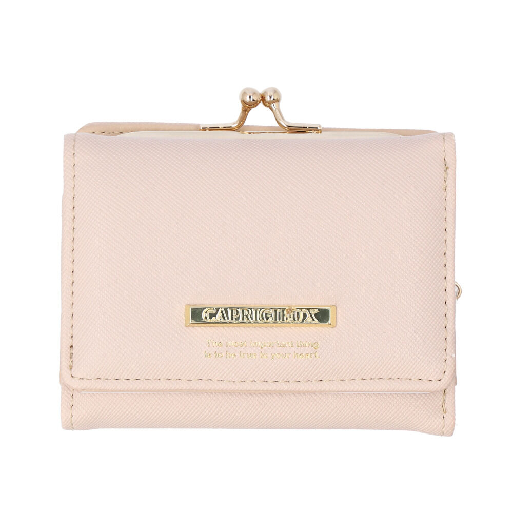 BACKYARD FAMILY「財布 三つ折り レディース コンパクト 三つ折り財布 通販 ミニ財布 三つ折 ミニサイフ」|財布|ベージュ1