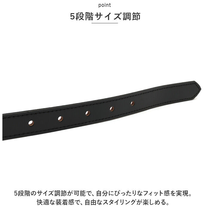 BACKYARD FAMILY「ベルト レディース 細い 通販 革工房いんのしま KIL012 レディースベルト 革ベルト」|ベルト|