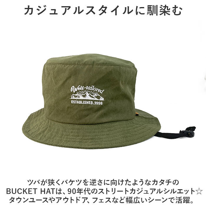 BACKYARD FAMILY「帽子 バケットハット 通販 バケット ハット ぼうし サファリハット BUCKET HAT 撥水」|ハット|
