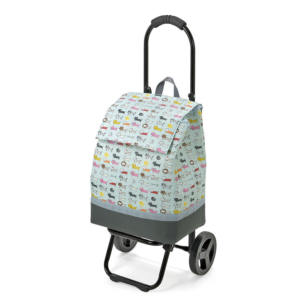 BACKYARD FAMILY「ショッピングキャリー ショッピングカート 折りたたみ 通販 ショッピングバッグ ショッピングバック」|キャリーケース|ブルー2