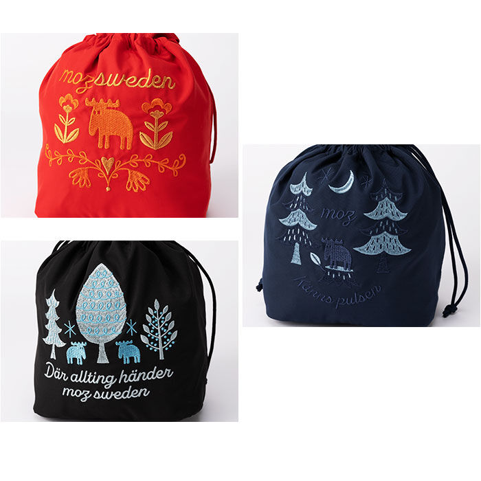 moz「moz モズ バッグ 刺繍トート M 通販 トートバッグ トートバック 巾着バッグ エコバッグ」|トートバッグ|