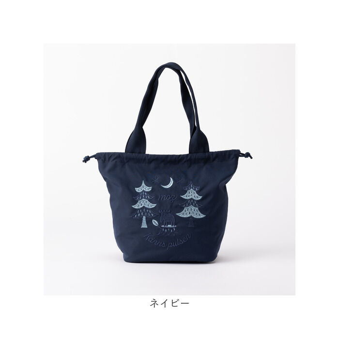 moz「moz モズ バッグ 刺繍トート M 通販 トートバッグ トートバック 巾着バッグ エコバッグ」|トートバッグ|