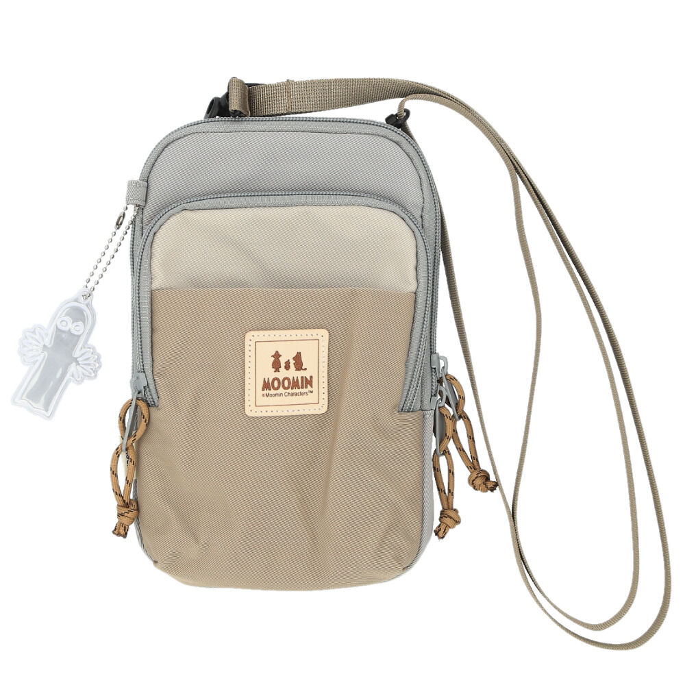 BACKYARD FAMILY「ムーミン ショルダー バッグ RMNL-01 通販 ショルダーバッグ ショルダーバック」|ショルダー・メッセンジャー|グレー1