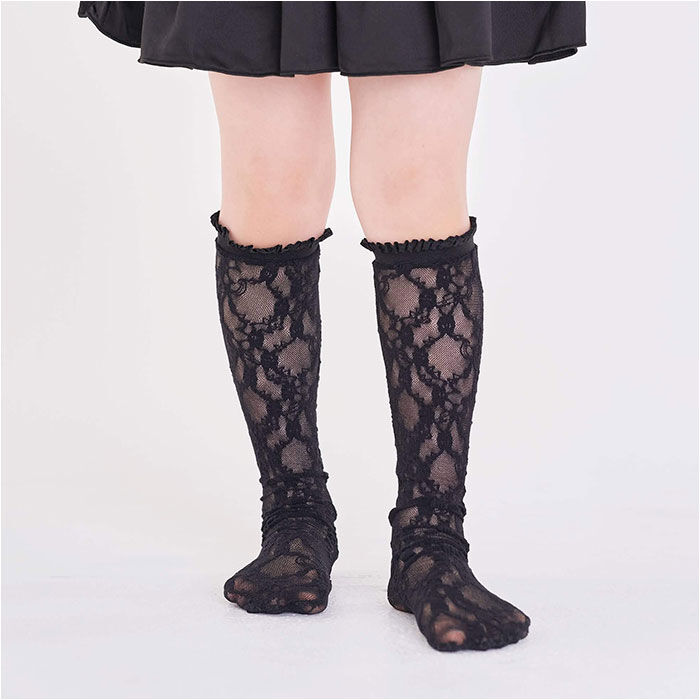 BACKYARD FAMILY「靴下 キッズ 女の子 ハイソックス 通販 長靴下 46012102 ソックス」|ソックス|