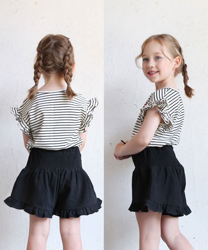 BACKYARD FAMILY「キッズ Tシャツ 半袖 女の子 通販 カットソー 73022401 半袖Tシャツ 夏服 フリル」|その他|
