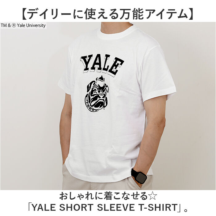 BACKYARD FAMILY「Tシャツ シャツ 半袖 YALE 通販 カットソー tシャツ 半袖Tシャツ 半袖tシャツ」|Tシャツ・カットソー|