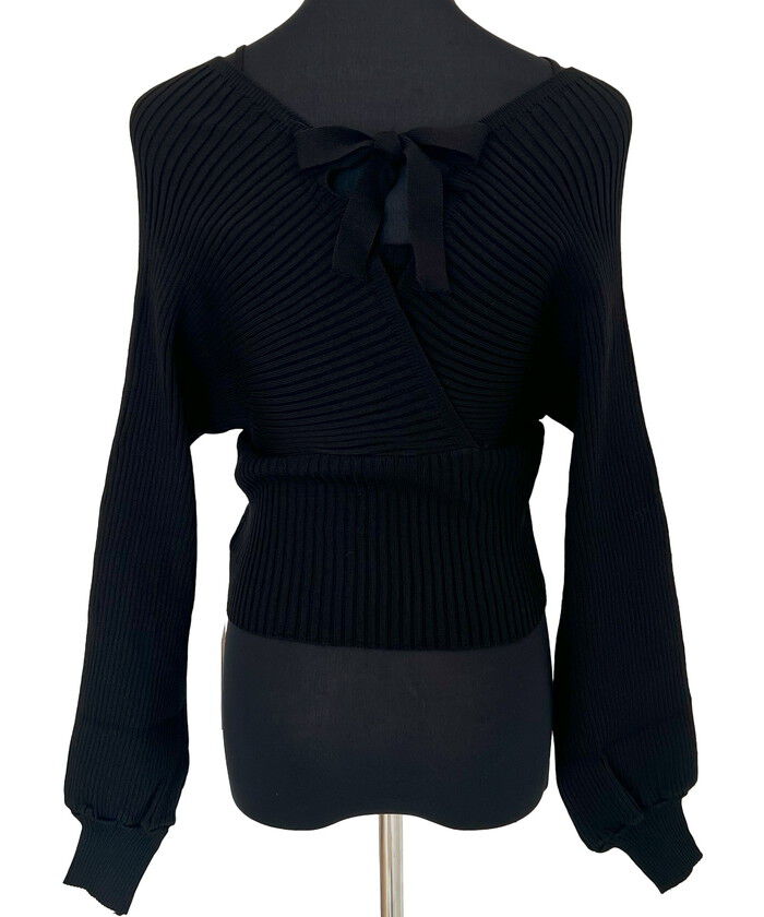 BACKYARD FAMILY「ニット レディース 長袖 通販 ショート丈 レディースニットセーター 長袖ニット」|ニット・セーター|