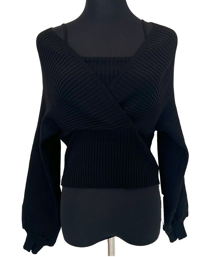 BACKYARD FAMILY「ニット レディース 長袖 通販 ショート丈 レディースニットセーター 長袖ニット」|ニット・セーター|