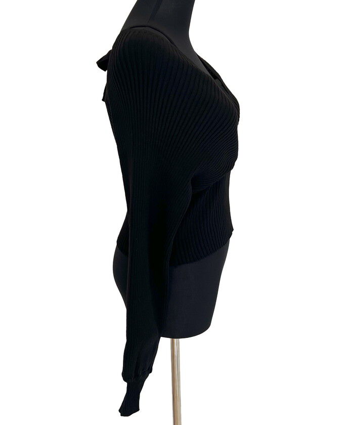 BACKYARD FAMILY「ニット レディース 長袖 通販 ショート丈 レディースニットセーター 長袖ニット」|ニット・セーター|