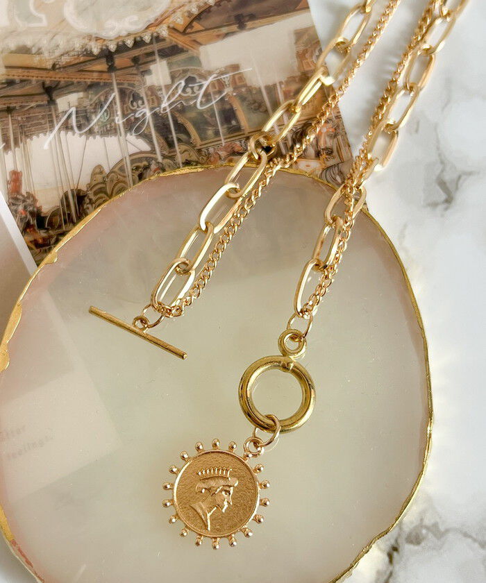 BACKYARD FAMILY「ネックレス レディース シンプル 通販 ペンダント ジュエリー コインネックレス」|その他|