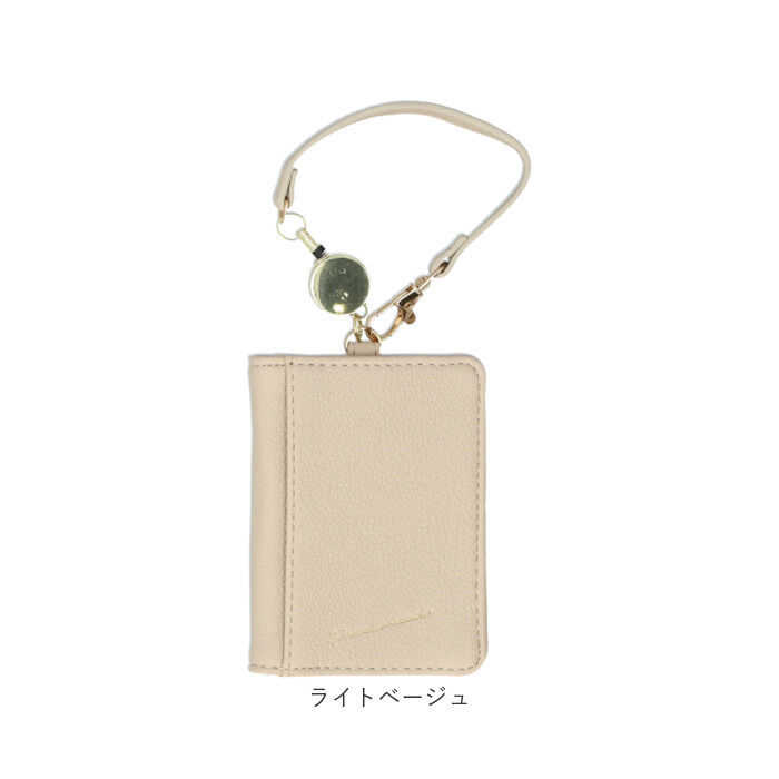 BACKYARD FAMILY「二つ折りパスケース 通販 定期入れ パスケース リール付き icカード ケース 2つ折りパスケース」|定期入れ|