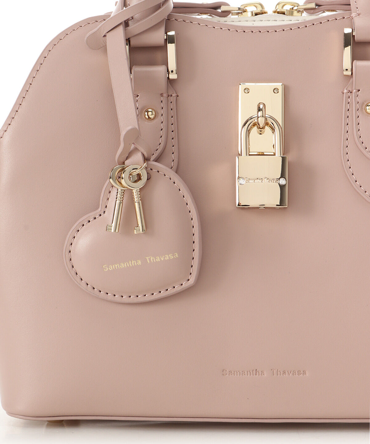 Samantha Thavasa「ハートモチーフレザーハンドバッグ 小サイズ」|ハンドバッグ|
