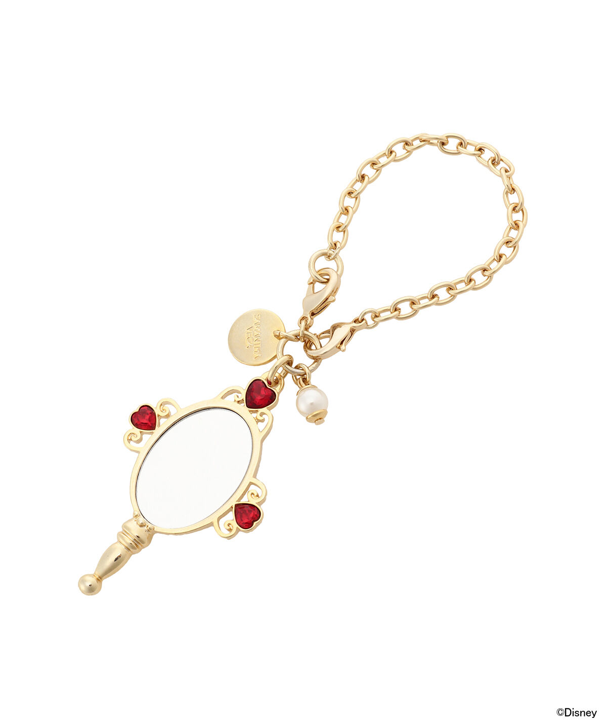 Samantha Vega「『美女と野獣』「ベル」コレクション　バッグチャーム」|チャーム・キーホルダー|ゴールド