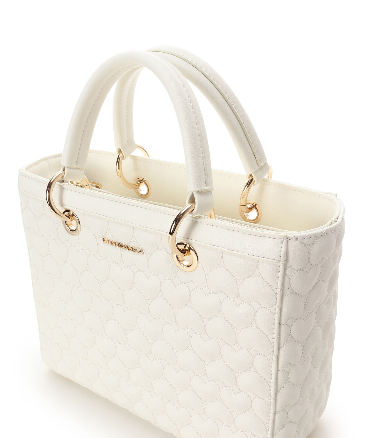 Samantha Vega「エターナルハートキルトハンドバッグ」|ハンドバッグ|