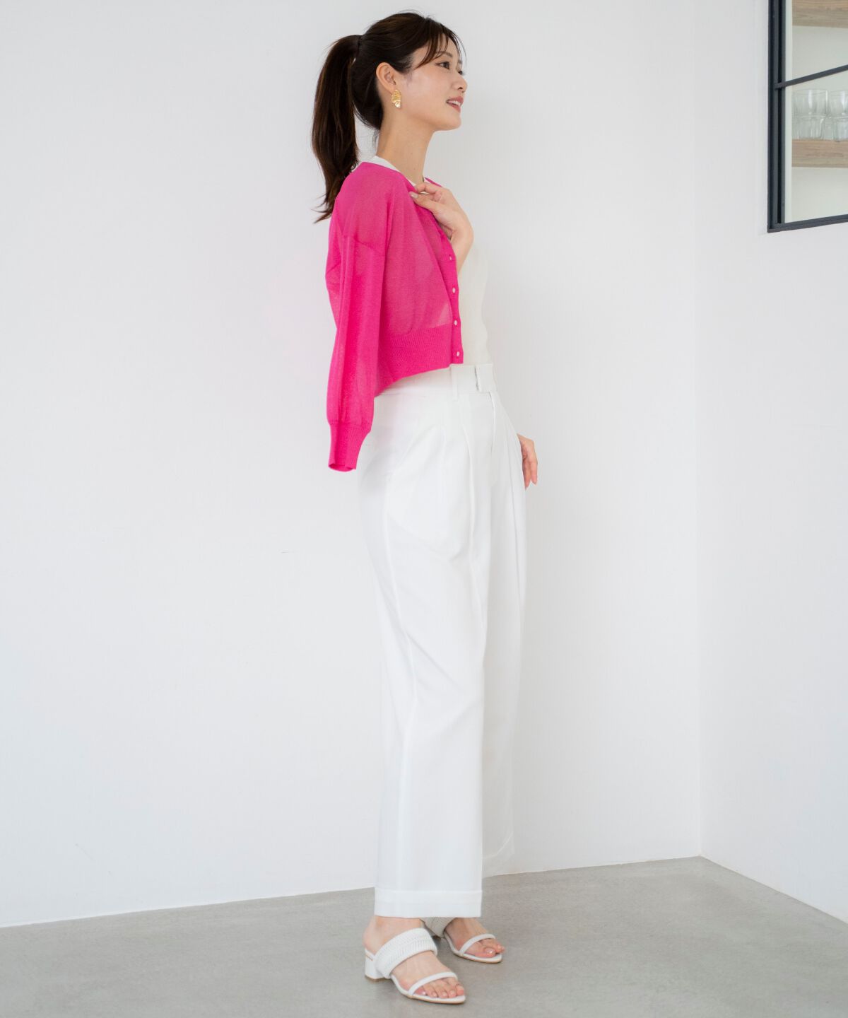 アンドクチュール「2タックワイドパンツ」|その他|