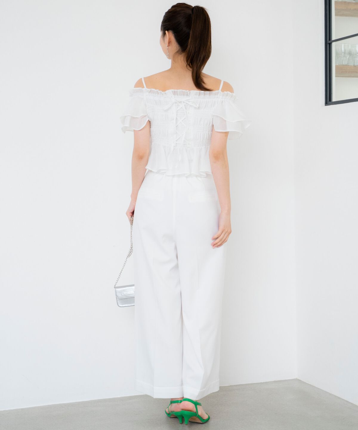 アンドクチュール「2タックワイドパンツ」|その他|