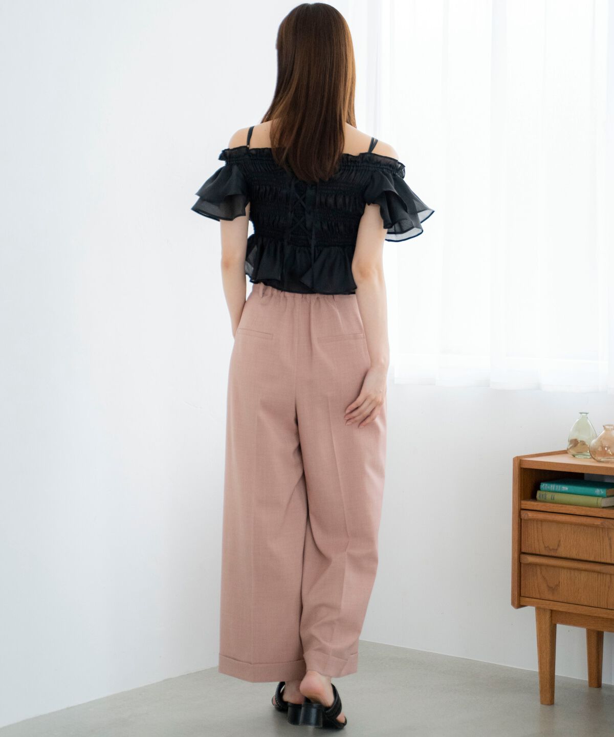 アンドクチュール「2タックワイドパンツ」|その他|