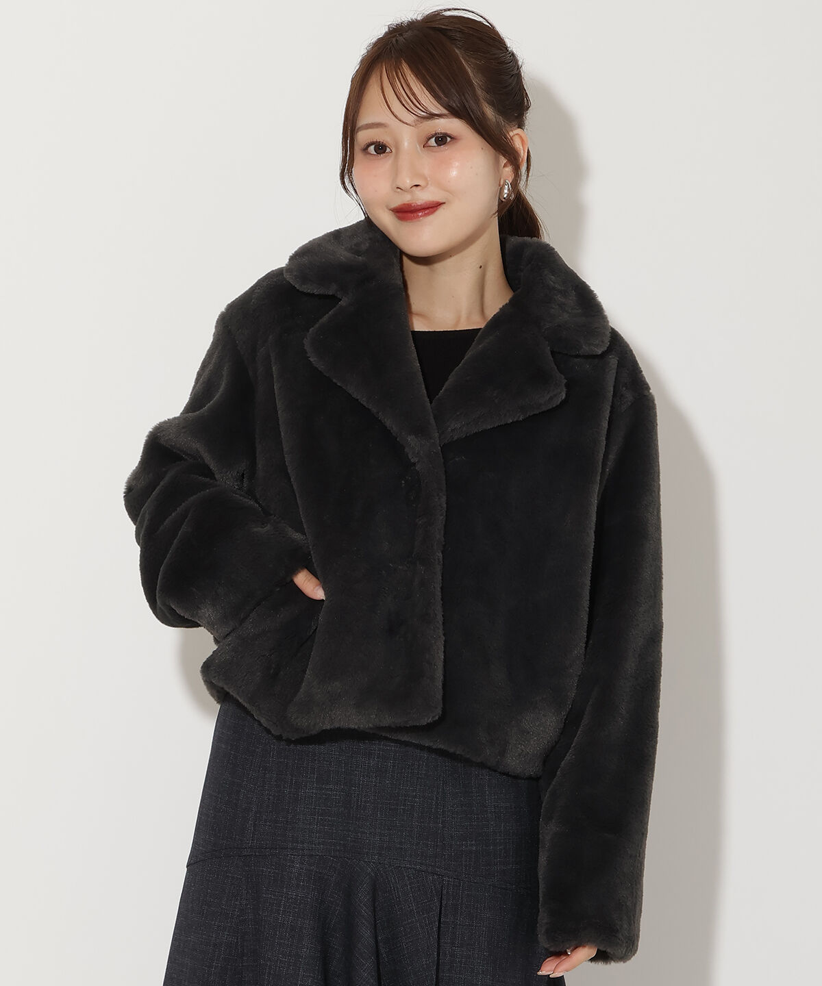 アンドクチュール「エコファージャケット」|その他|ブラック