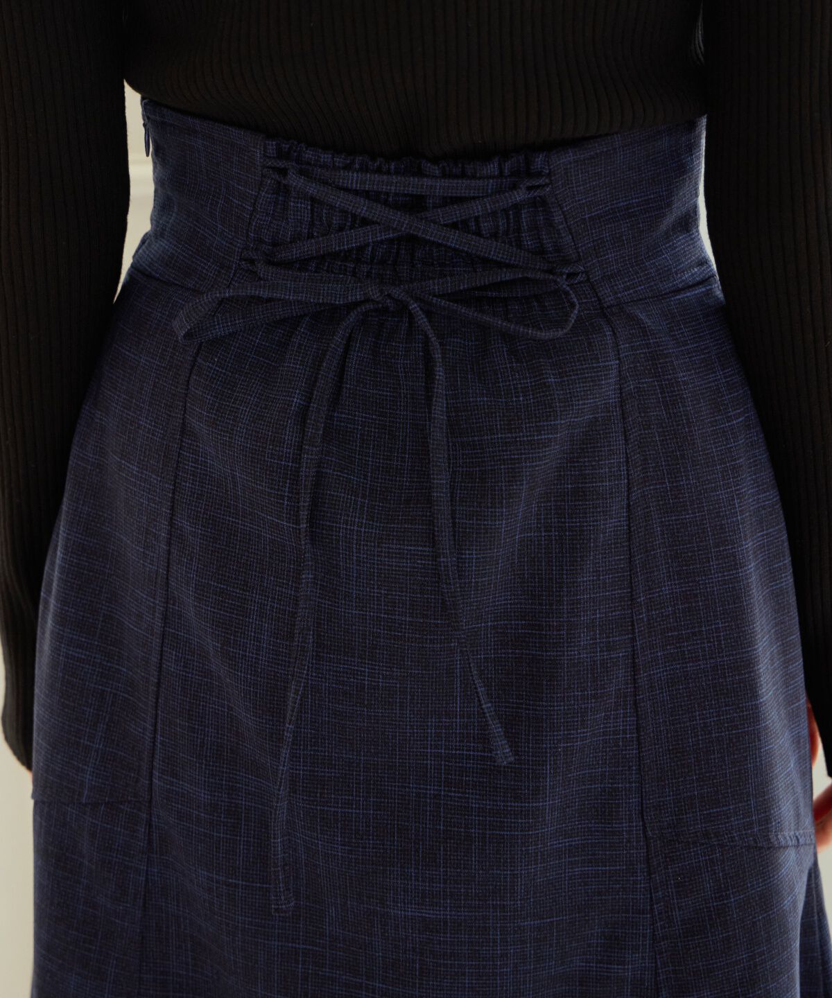 アンドクチュール「ブッチャーインナーミニマーメイドスカート」|フレア|