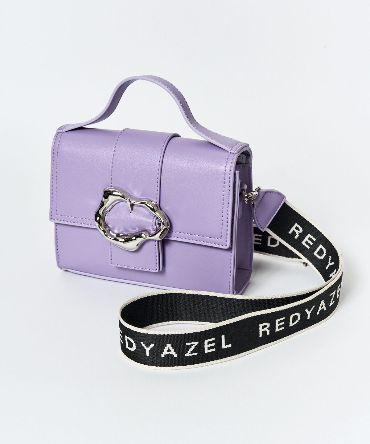 REDYAZEL「バックルデザインロゴストラップミニバッグ」|ショルダー・メッセンジャー|