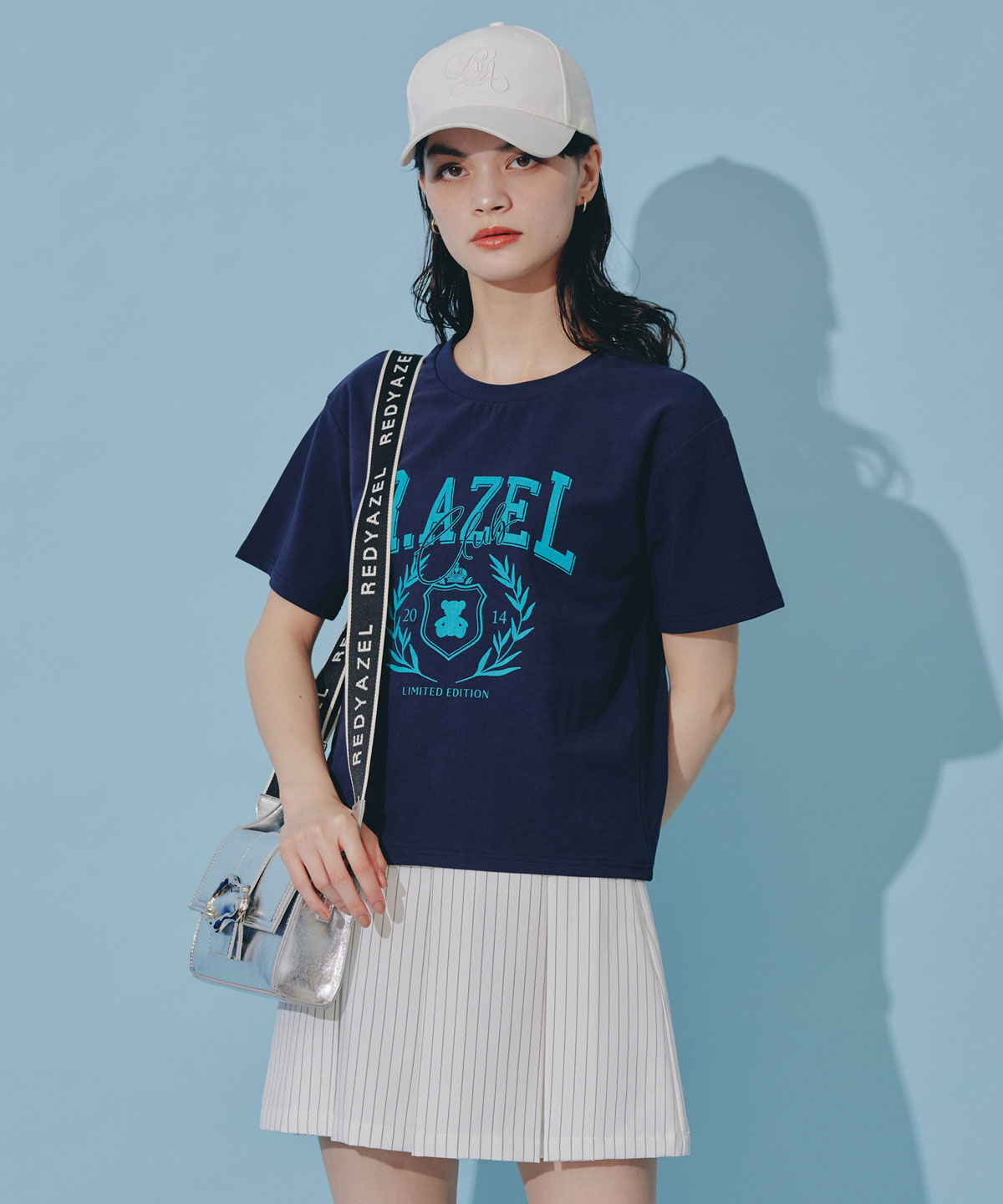 REDYAZEL「バックルデザインロゴストラップミニバッグ」|ショルダー・メッセンジャー|