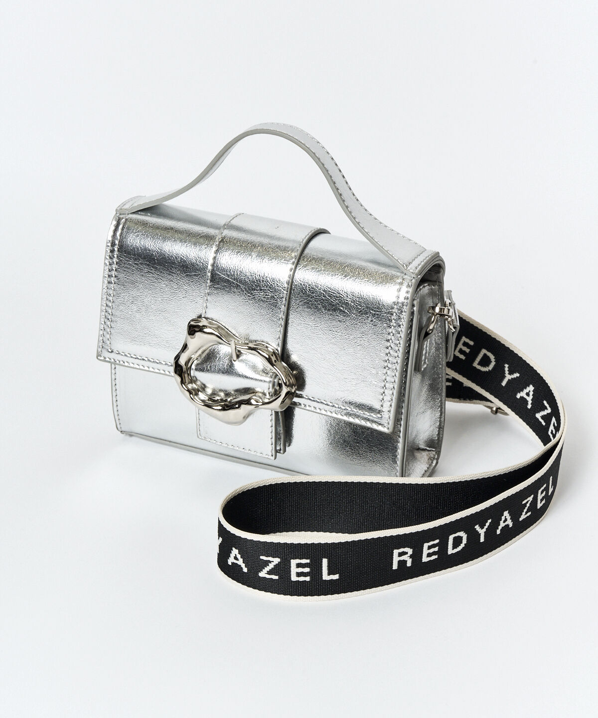 REDYAZEL「バックルデザインロゴストラップミニバッグ」|ショルダー・メッセンジャー|