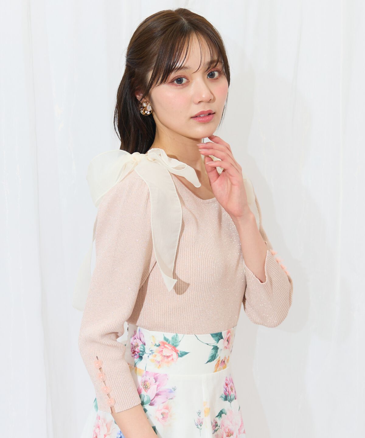 WILLSELECTION「ショルダーリボンテレコキャミソール」|キャミソール|