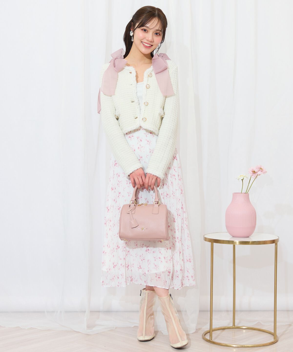 WILLSELECTION「ショルダーリボンテレコキャミソール」|キャミソール|