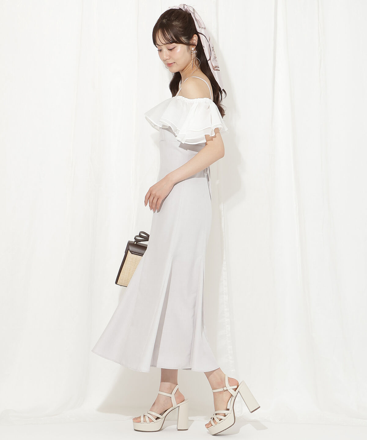 WILLSELECTION「メロウラッフルマーメイドワンピース」|ワンピース|