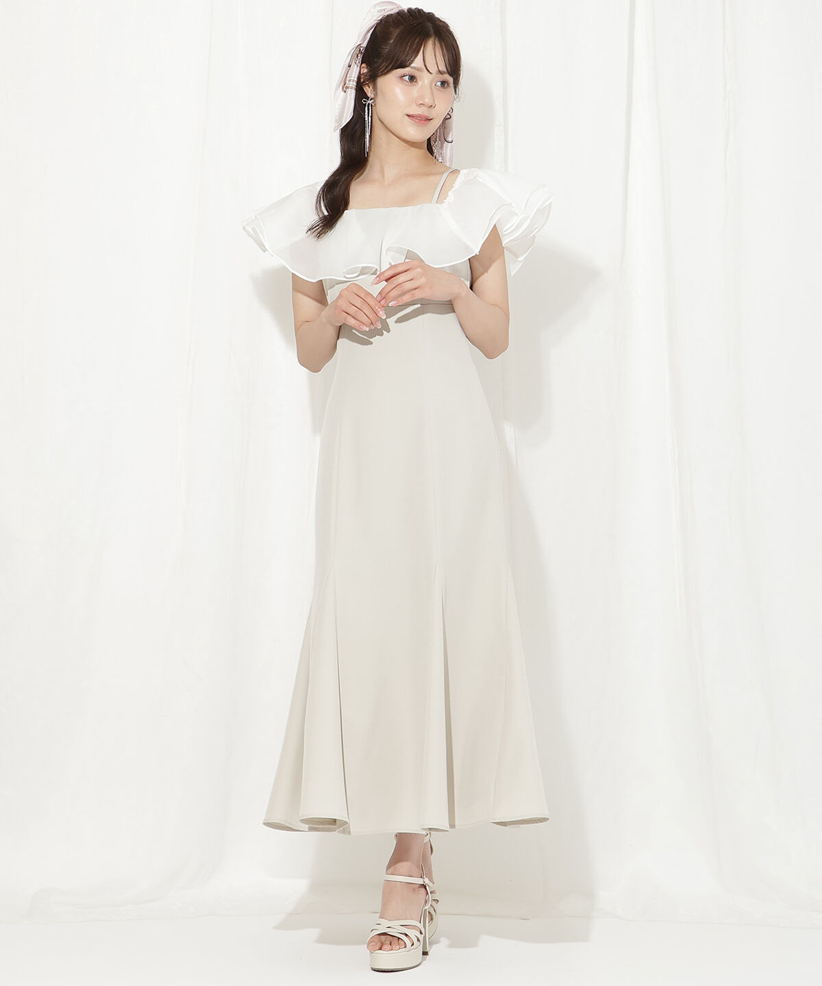 WILLSELECTION「メロウラッフルマーメイドワンピース」|ワンピース|