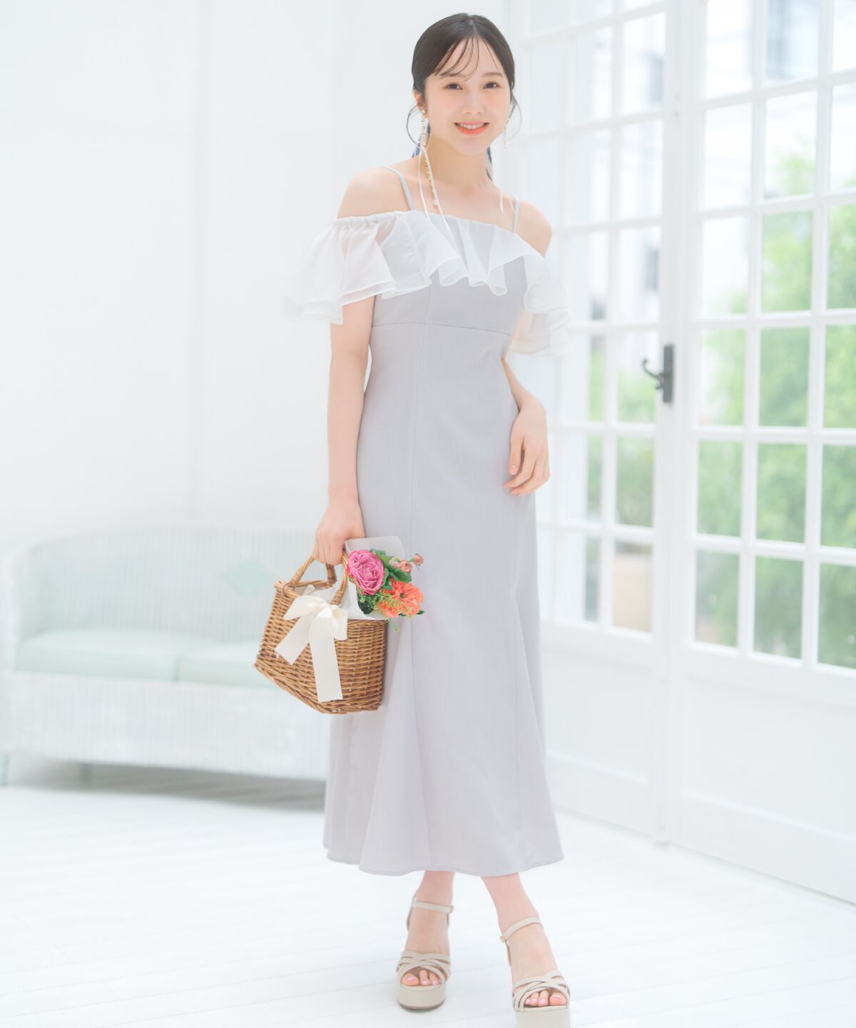 WILLSELECTION「メロウラッフルマーメイドワンピース」|ワンピース|