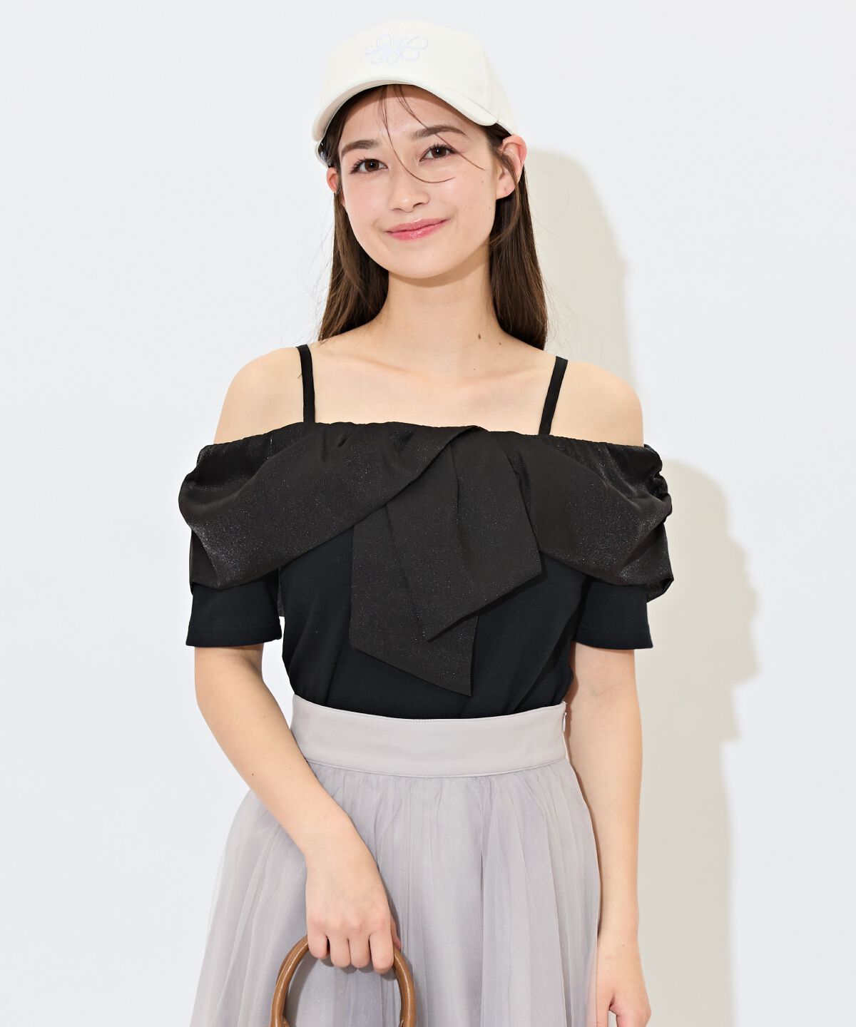 WILLSELECTION「ツイストリボンオフショルトップス」|Tシャツ・カットソー|