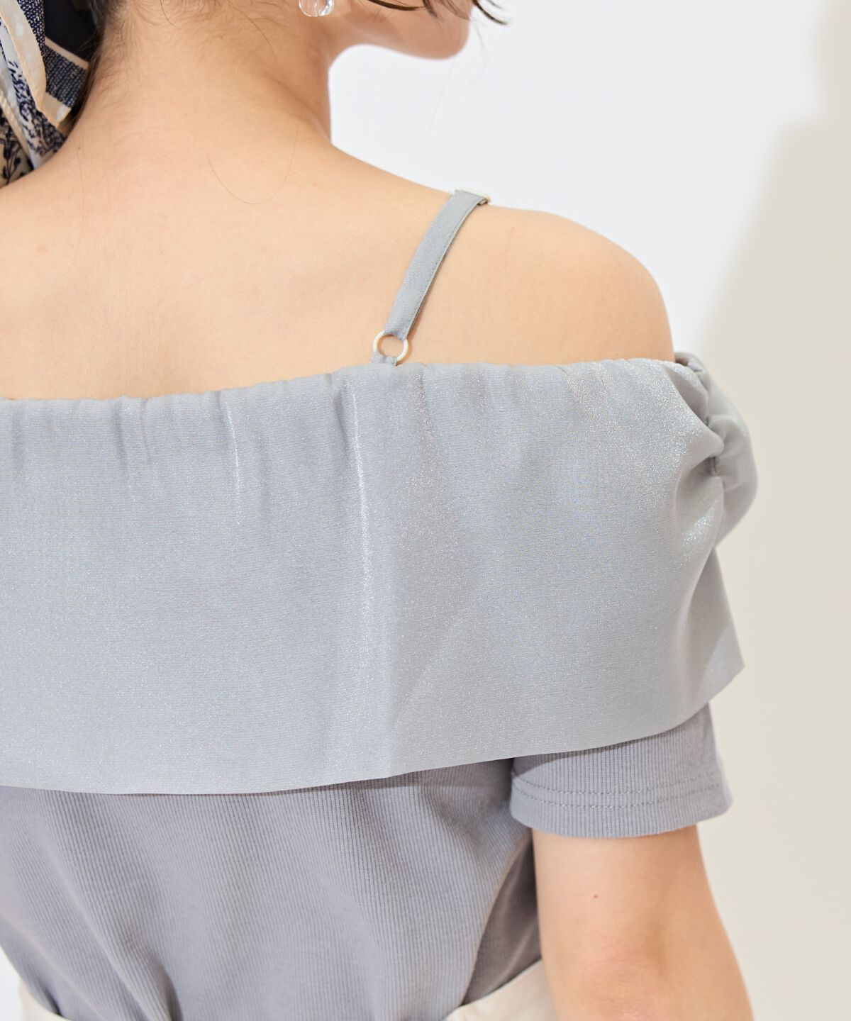 WILLSELECTION「ツイストリボンオフショルトップス」|Tシャツ・カットソー|