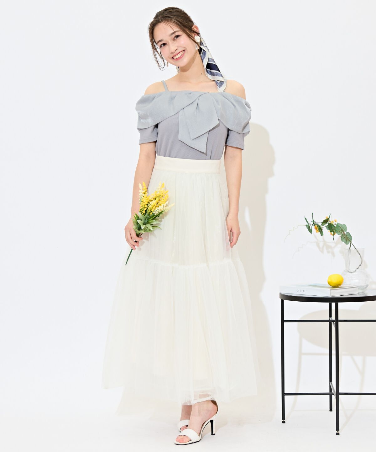 WILLSELECTION「ツイストリボンオフショルトップス」|Tシャツ・カットソー|