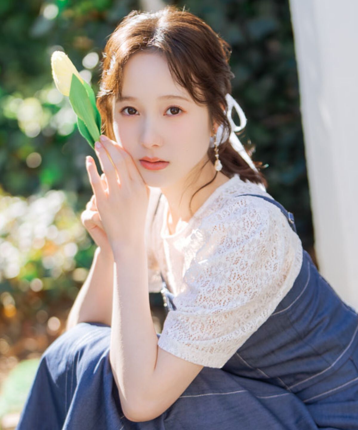 WILLSELECTION「レースクルーネックトップス」|Tシャツ・カットソー|