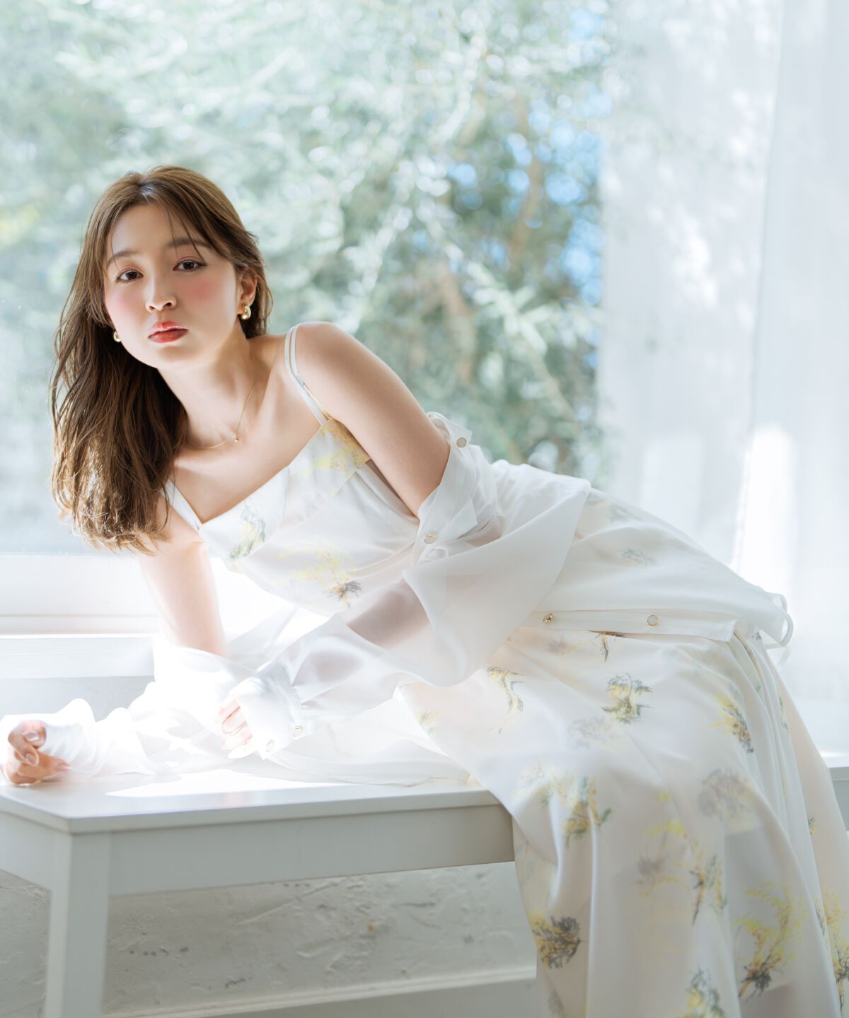 WILLSELECTION「ミモザプリントキャミワンピース」|ワンピース|