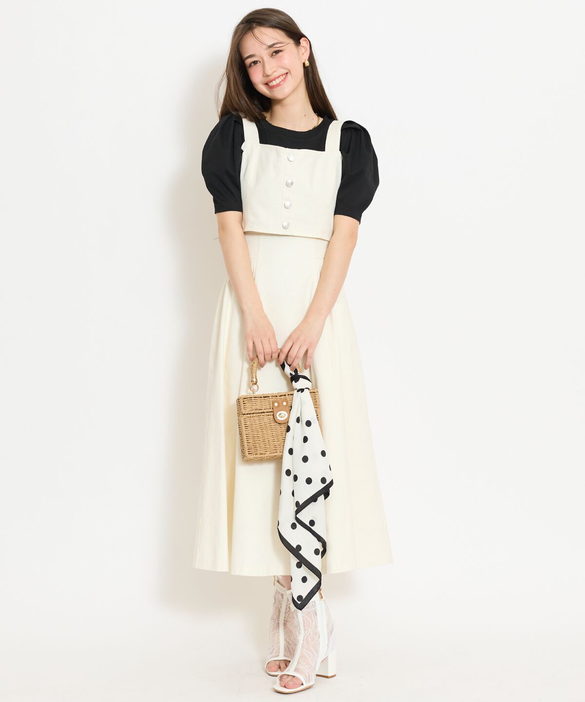 WILLSELECTION「デニムフレアスカート」|フレア|