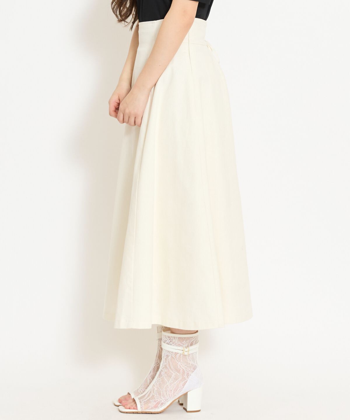 WILLSELECTION「デニムフレアスカート」|フレア|