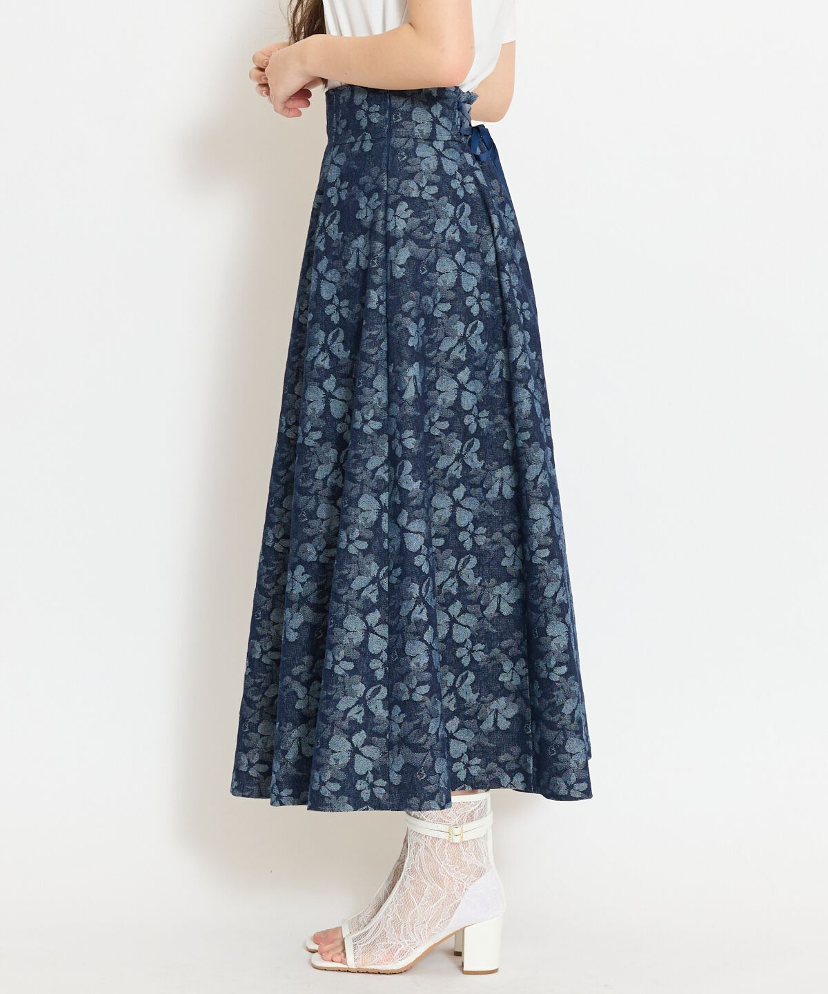 WILLSELECTION「デニムフレアスカート」|フレア|