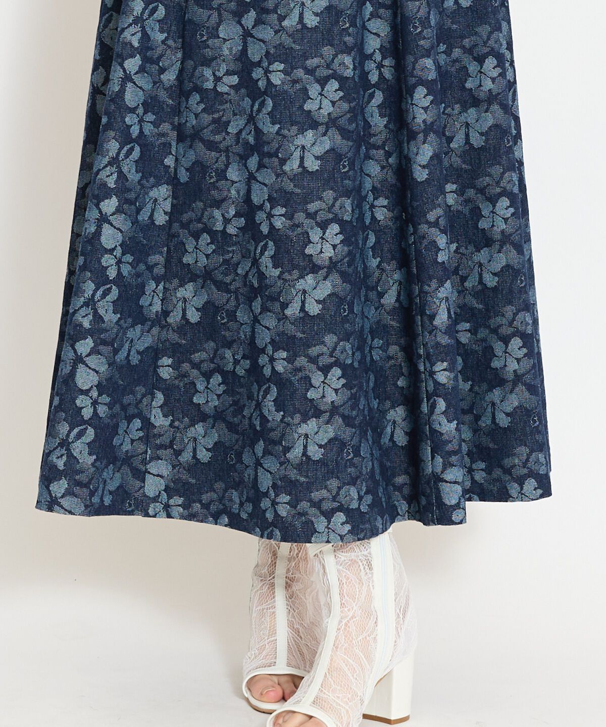 WILLSELECTION「デニムフレアスカート」|フレア|