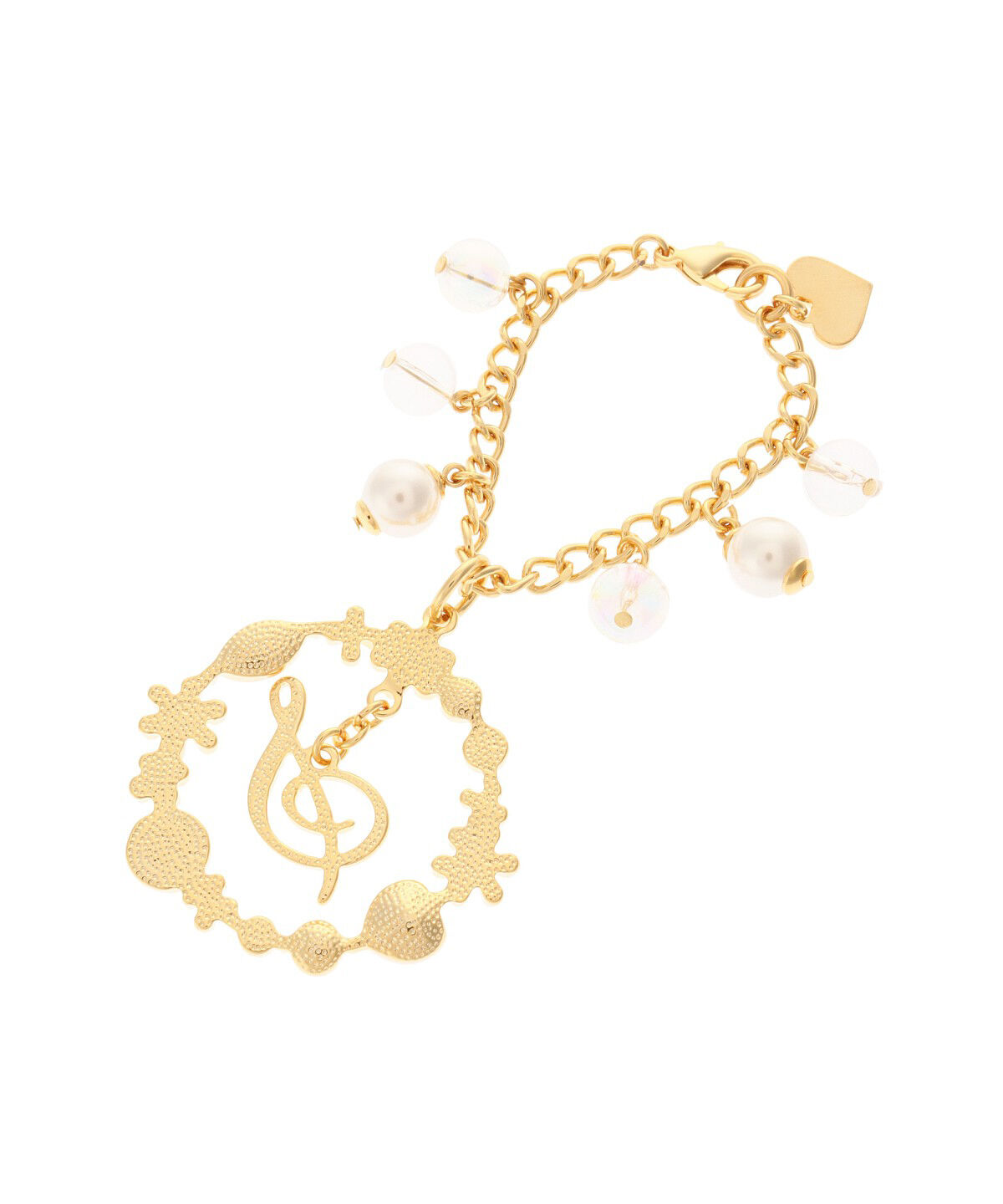 Samantha Thavasa Petit Choice「フラワーイニシャル バッグチャーム S」|チャーム・キーホルダー|